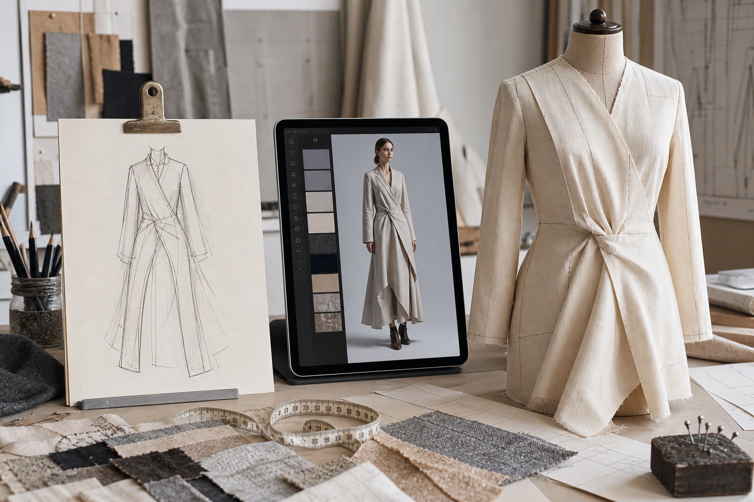 From sketch to concept to sample